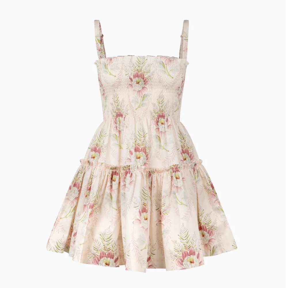 NWT HILL HOUSE The Seraphina Mini Nap Dress - Paradise Floral